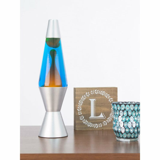 14.5” LAVA Lamp – Orange/Blue/Silver - US 9580