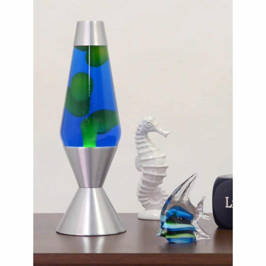 16.3″ LAVA Lamp – Yellow/Blue/Silver - US 3026