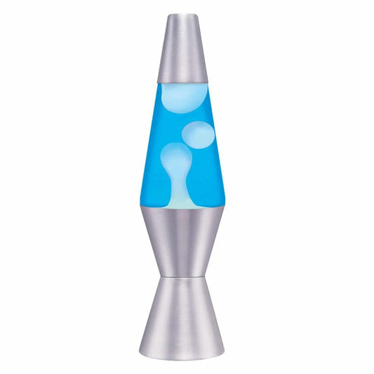 11.5″ LAVA Lamp – White/Blue/Silver - US 3964
