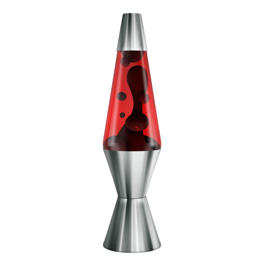 14.5″ Lava Lamp Chrome Plated Crimson - US 5578