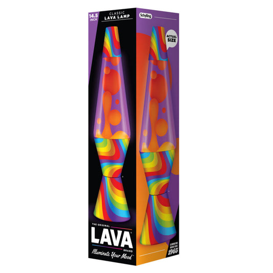 14.5″ Lava Lamp Flowing Color Bands - US 4071