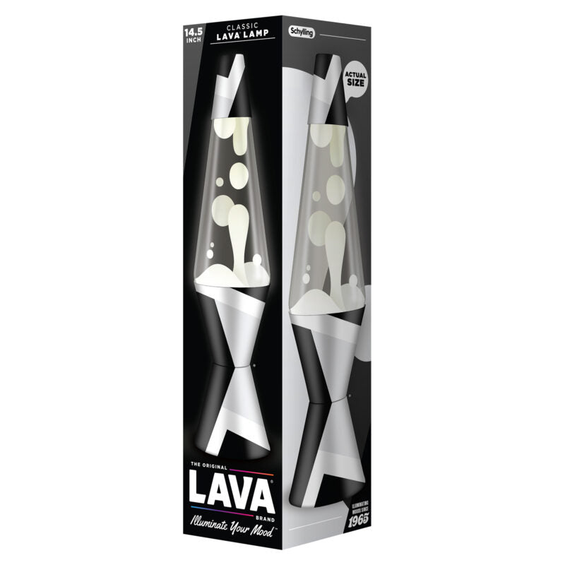 14.5″ Lava Lamp Polygonal White Tone - US 7830