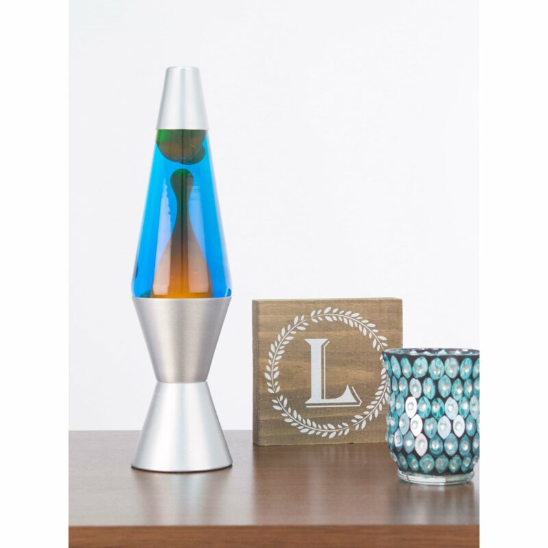 14.5” LAVA Lamp – Orange/Blue/Silver - US 9580