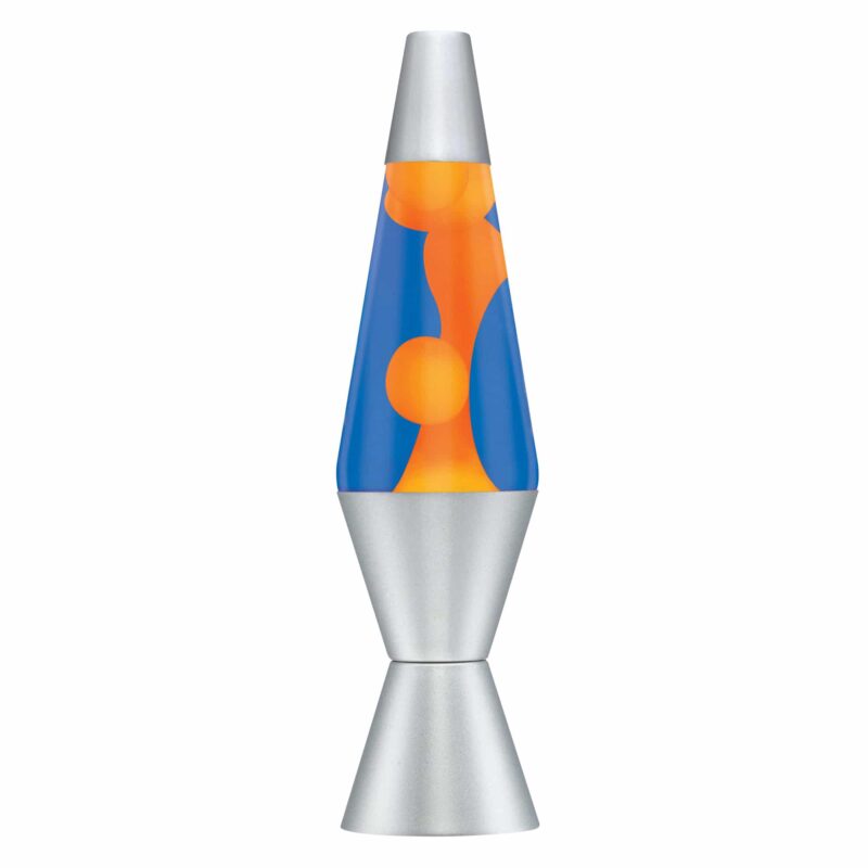14.5” LAVA Lamp – Orange/Blue/Silver - US 9580