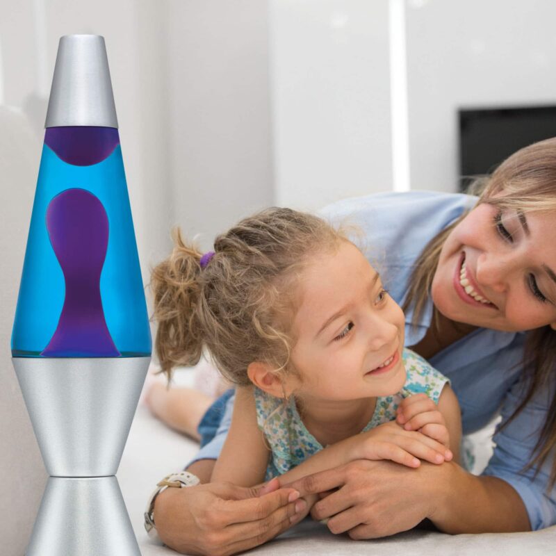 14.5″ LAVA Lamp – Purple/Blue/Silver - US 6086