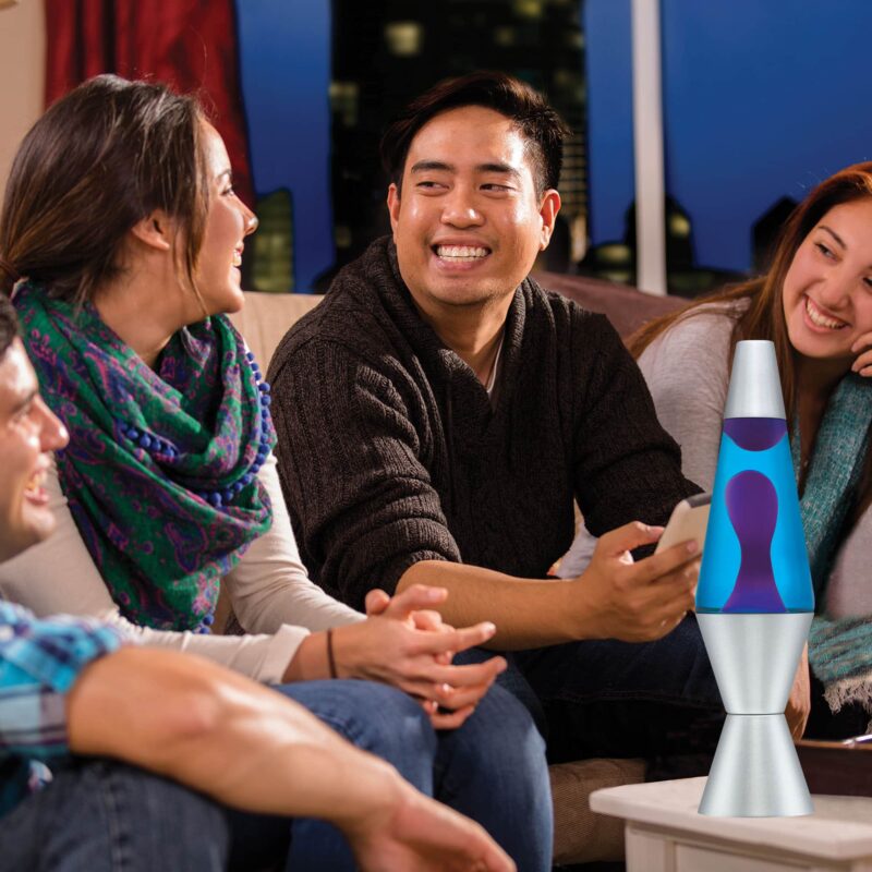 14.5″ LAVA Lamp – Purple/Blue/Silver - US 6086