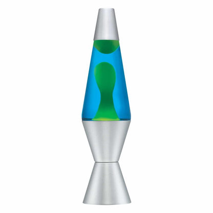 14.5” LAVA Lamp – Yellow/Blue/Silver - US 9204