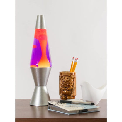 14.5” LAVA Lamp – Yellow/Purple/Silver - US 5212