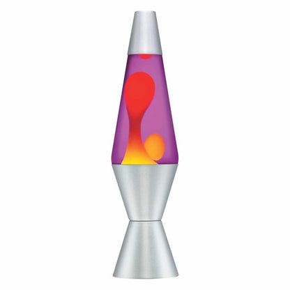 14.5” LAVA Lamp – Yellow/Purple/Silver - US 5212