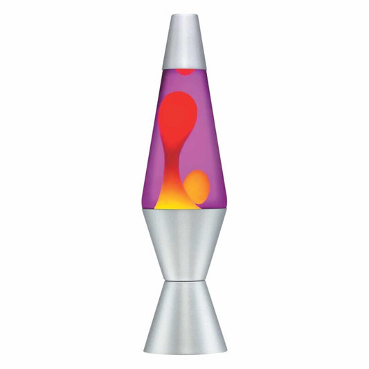 14.5” LAVA Lamp – Yellow/Purple/Silver - US 5212