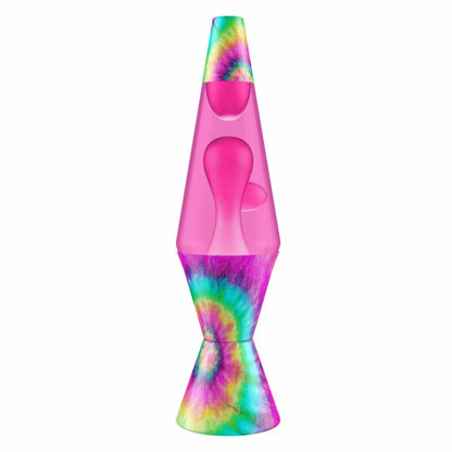 14.5″ LAVA Lamp – Tie Dye Pink Spiral - US 5195