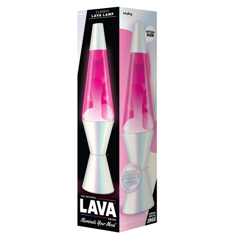 14.5″ Lava Lamp Opalescent Pearl - US 6384