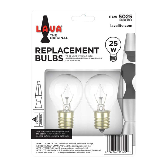 25W LAVA Lamp Light Bulb W/Tray - US 9884