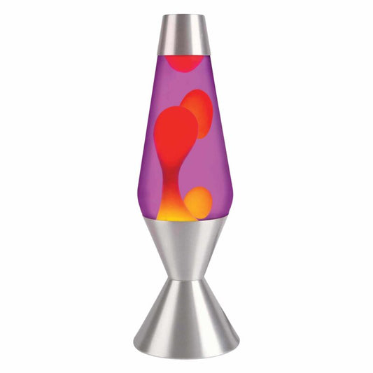 16.3″ LAVA Lamp – Yellow/Purple/Silver - US 5361