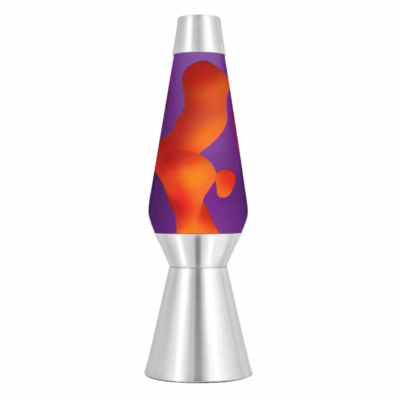 27″ LAVA Lamp Grande – Yellow/Purple/Silver - US 9293