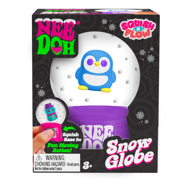 NeeDoh Squish N Flow Snow Globe - US 1449