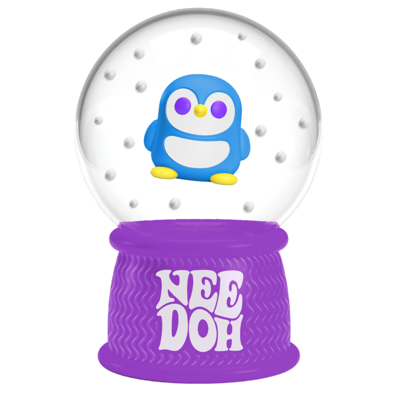 NeeDoh Squish N Flow Snow Globe - US 1449