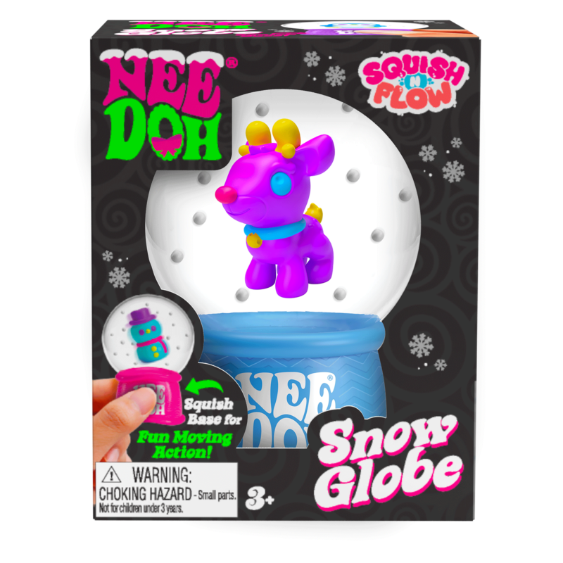NeeDoh Squish N Flow Snow Globe - US 1449