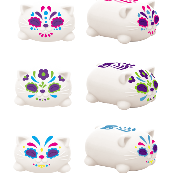 NeeDoh Sugar Skull Cats - US 2761